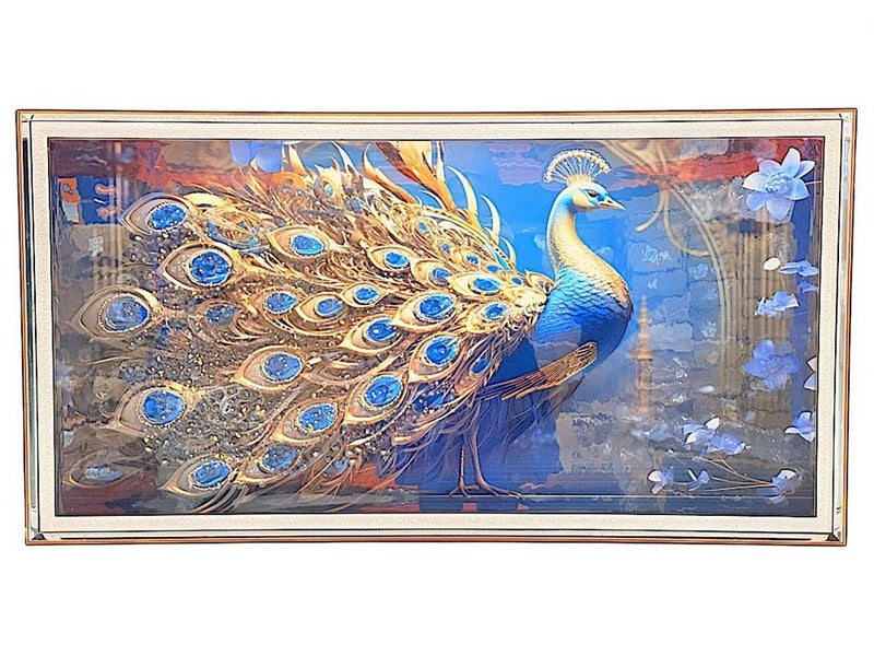 Peacock Decor Wall Frame FY1-537 Carousel 3