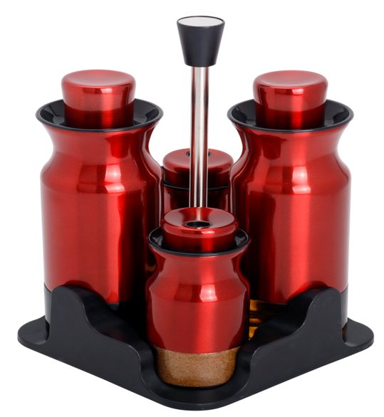 Spice Rack Condiment 4pc O1007H Carousel 1