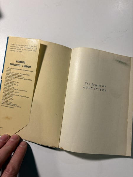 The Book of the Austin Ten - By Staton Abbey - Standard models 1932/47 Carousel 2