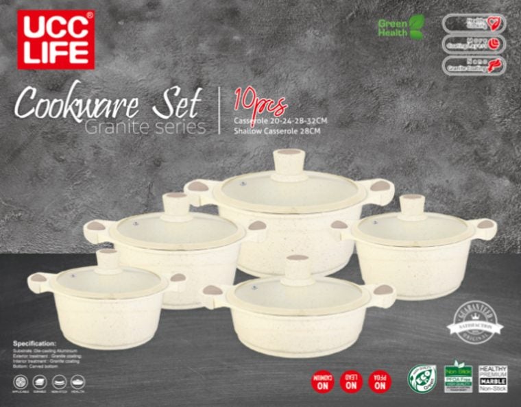 Granite Cookware 5pc UC12B10 Carousel 2