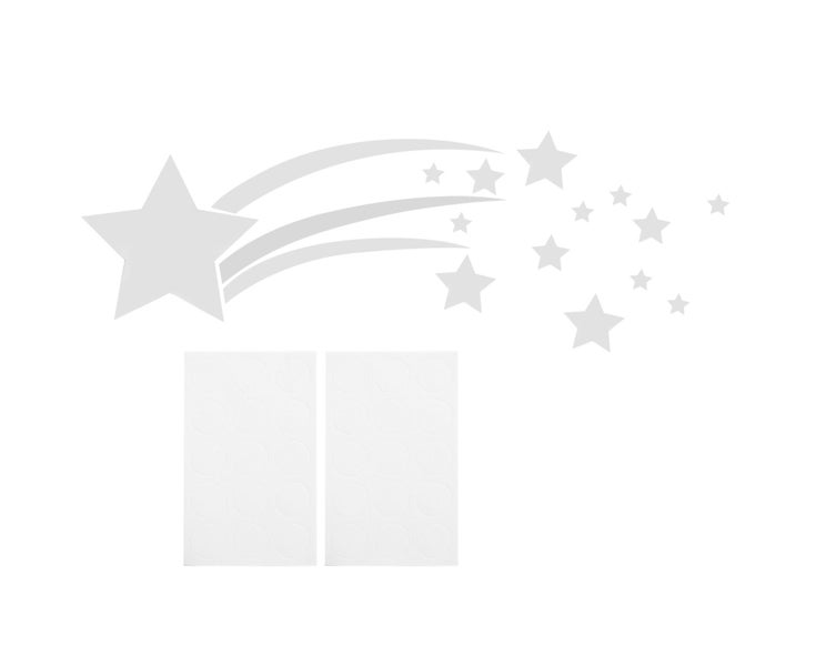 3?Dimensional Wall Sticker Star Mirror Wall Decal for Living Room Bedroom Kit Carousel 1