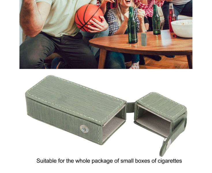 Cigarette Case PU Waterproof Buckle Design Retro Delicate Cigarette Box Gifts64178406975107114