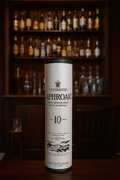 Oringinal Laphroaig 10yrs Whiskey box near new Carousel 1