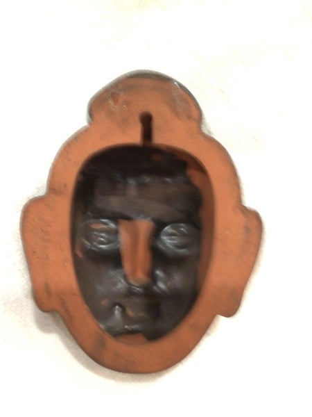 Ceramic Buddha mask wall hanging from Japan Carousel 2