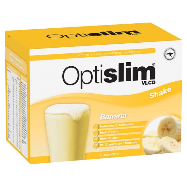 Optislim VLCD Shake Banana 21x43g Carousel 1