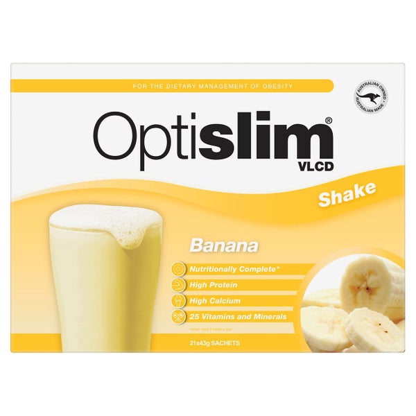 Optislim VLCD Shake Banana 21x43g Carousel 2