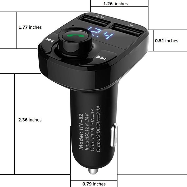 Handsfree Call Car Charger Bluetooth Receiver Carousel 2