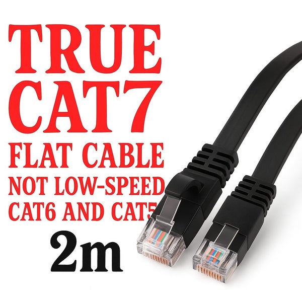LAN RJ45 Cable-Real Cat7 Not Cat6 Cat 6 or Cat5 Cat5 Carousel 1