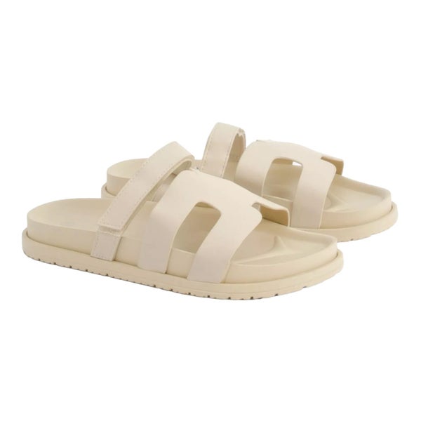 Where's That From Womens/Ladies Cut Out Sliders Carousel 1