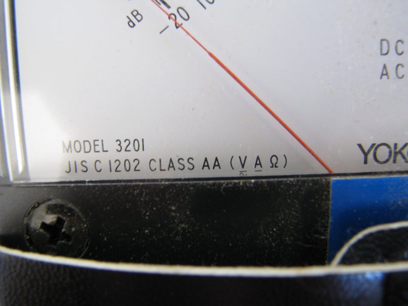 Older 1970s ? Yokogawa Model 3201 Circuit Tester / Multimeter Made In Japan63717276154627113