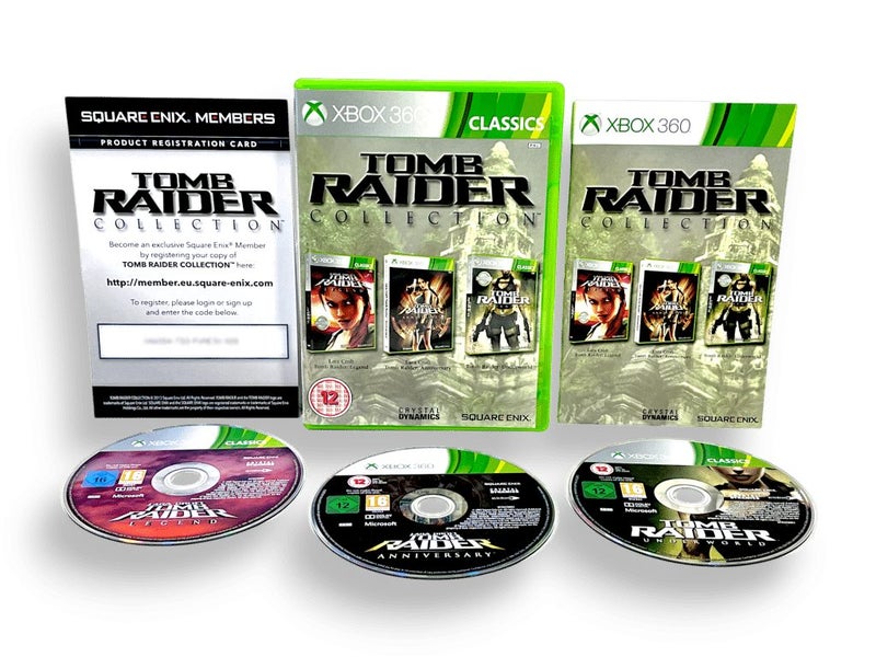 The TOMB RAIDER COLLECTION (Xbox 360 3-DISC - RARE) *MINT COLLECTOR'S* Carousel 6