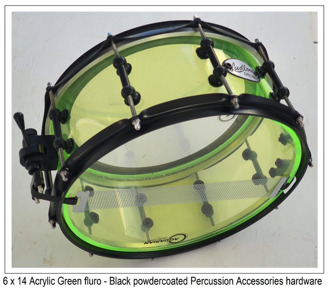 Ludlow Fluro Acrylic snare drum64028573767938111