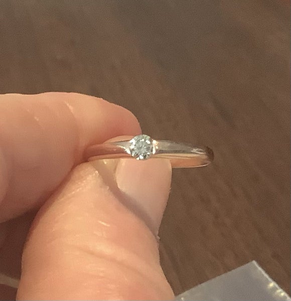 NATURAL DIAMOND AND 10K ROSE GOLD RING Carousel 1