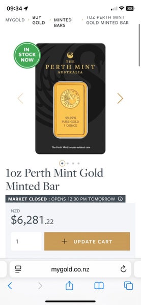 Perth mint gold bullion 1 oz Carousel 3