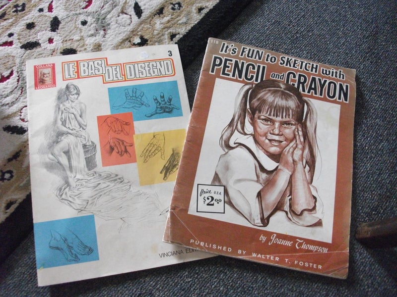 vintage drawing books Carousel 1