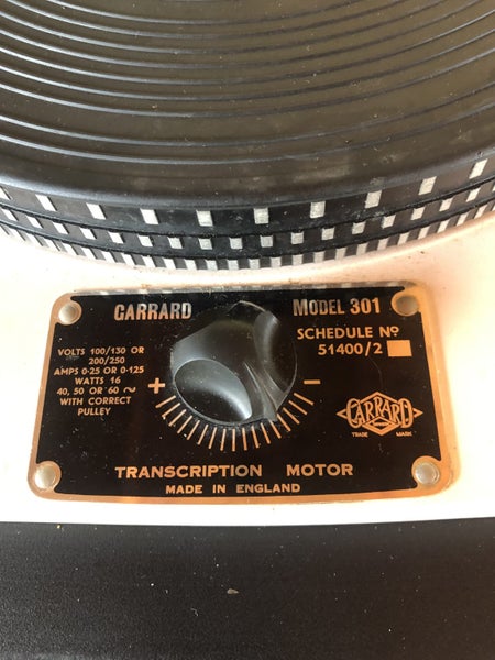 Garrard Model 301 Turntable Carousel 2