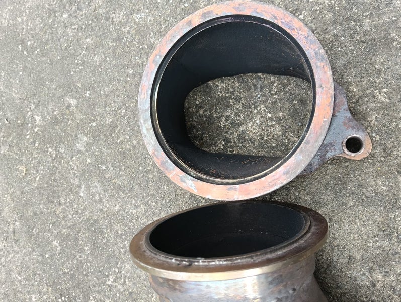 T25 T28 5 bolt to 3" V Band dump pipe adapter Carousel 2