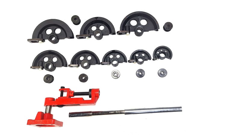 PIPE BENDER, TUBE BENDER & SQUARE BOX SECTION MANUAL BENDER 3/8 -1 INCH - 8 DIES Carousel 1