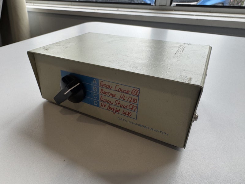 Data Transfer Switch Parallel DB25 4-Way Carousel 1