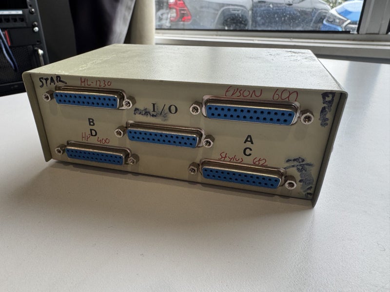 Data Transfer Switch Parallel DB25 4-Way Carousel 2
