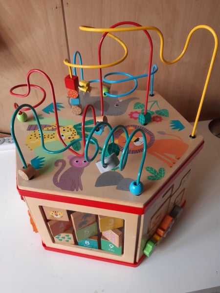 Childs Wooden Educational Multi-toy Carousel 1