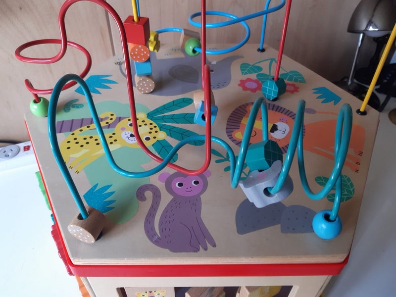 Childs Wooden Educational Multi-toy Carousel 2