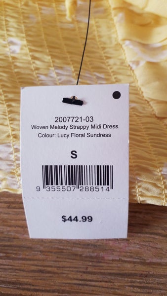 LUCY FLORAL SUNDRESS Size S * NEW with Tags * Carousel 3