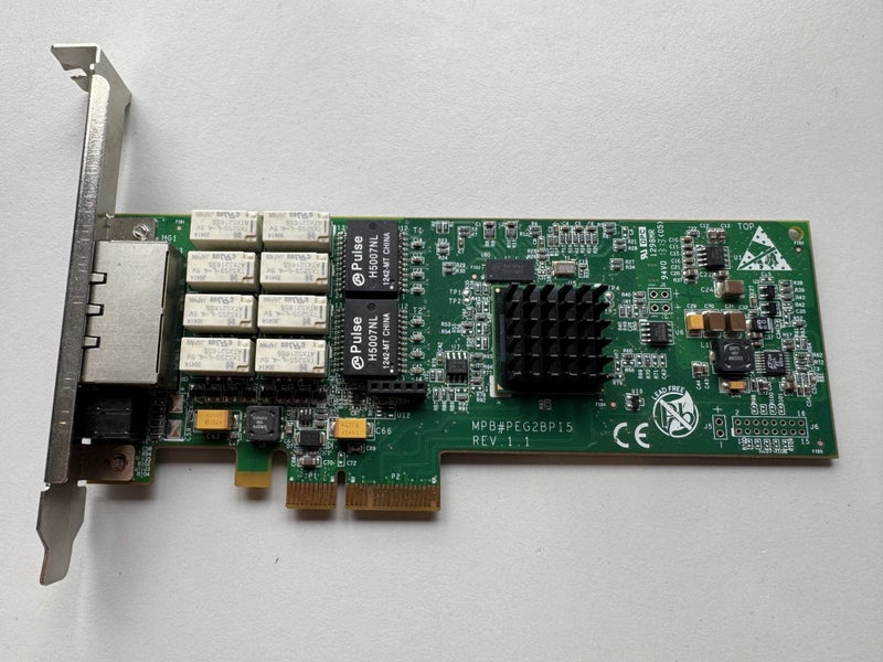 Dual Port Gigabit Ethernet PCI Express Server Card Carousel 1