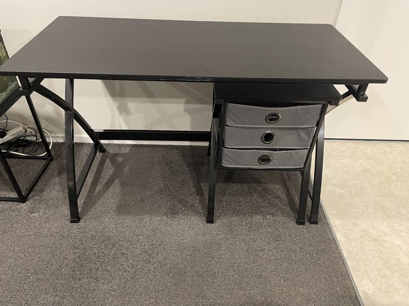 Office Table /Computer Desk With File Cabinet Carousel 1