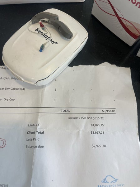One pair of bernafon hearing aids Carousel 2