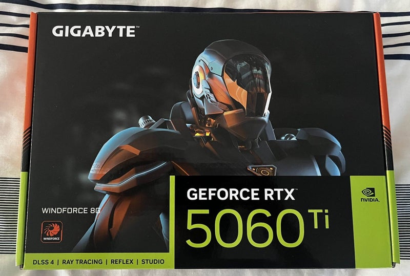 Gigabyte NVIDIA GeForce RTX™ 5060Ti WINDFORCE OC 8GB Graphics Card63720336768514110