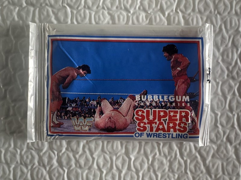 WWF Superstars of Wrestling NZ Trading Card Packet UNOPENED63720425713795111