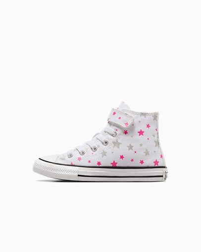 .Converse CT Kids Sparkle Party WH High Top Canvas WHITE/PINK - (A05530) - PW... Carousel 2