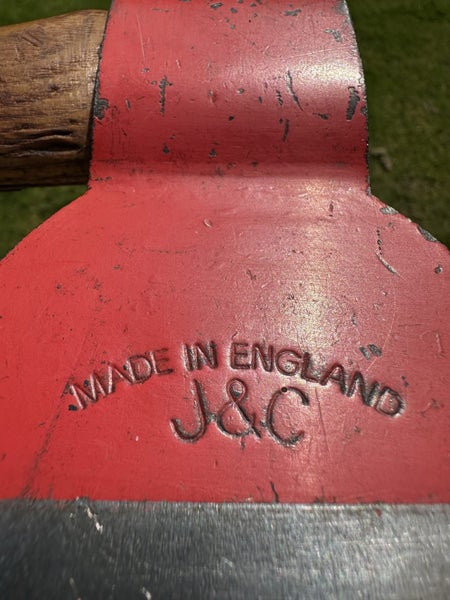 Beautiful vintage “JENKS AND CATTELL” D/sided stamped axe with original handle Carousel 2