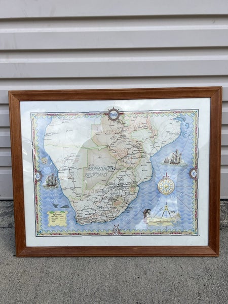 Old Map Print Carousel 1