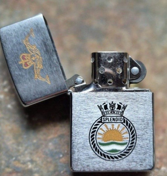 RARE ZIPPO LIGHTER BRITISH SUBMARINE CENTENARY Carousel 2