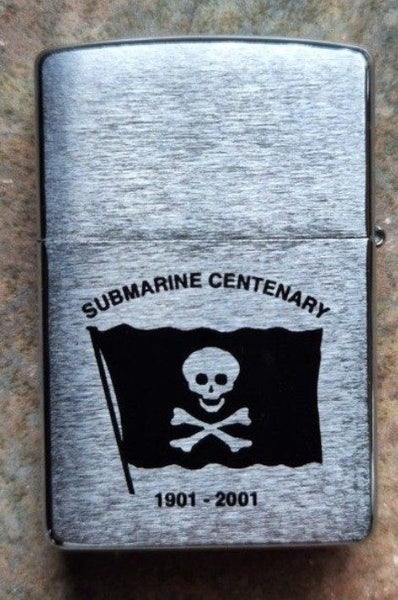 RARE ZIPPO LIGHTER BRITISH SUBMARINE CENTENARY Carousel 1