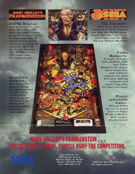 Mary Shelley's Frankenstein (Sega, 1995) Carousel 2
