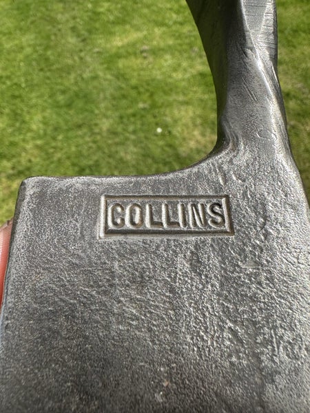 Vintage “COLLINS” stamped twist style Pulaski axe head Carousel 2