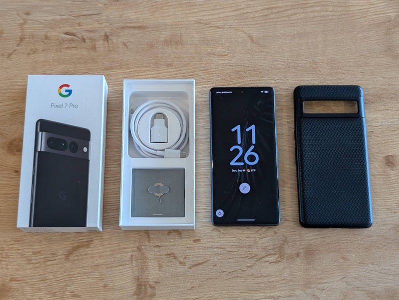 Google Pixel 7 Pro Smartphone - Obsidian Black [GREAT CONDITION]64418031448323111