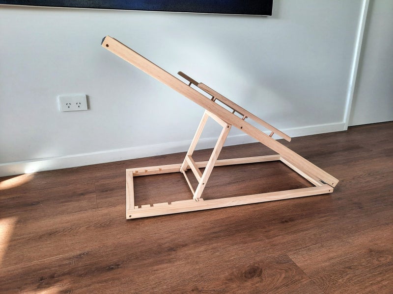 DOG RAMP - WOODEN COLLAPSIBLE with CARPET Carousel 4
