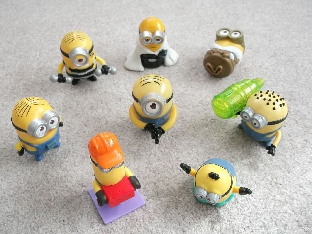 .o0o. McDonald's The Minions ~ 8 Large Figures .o0o. Carousel 1