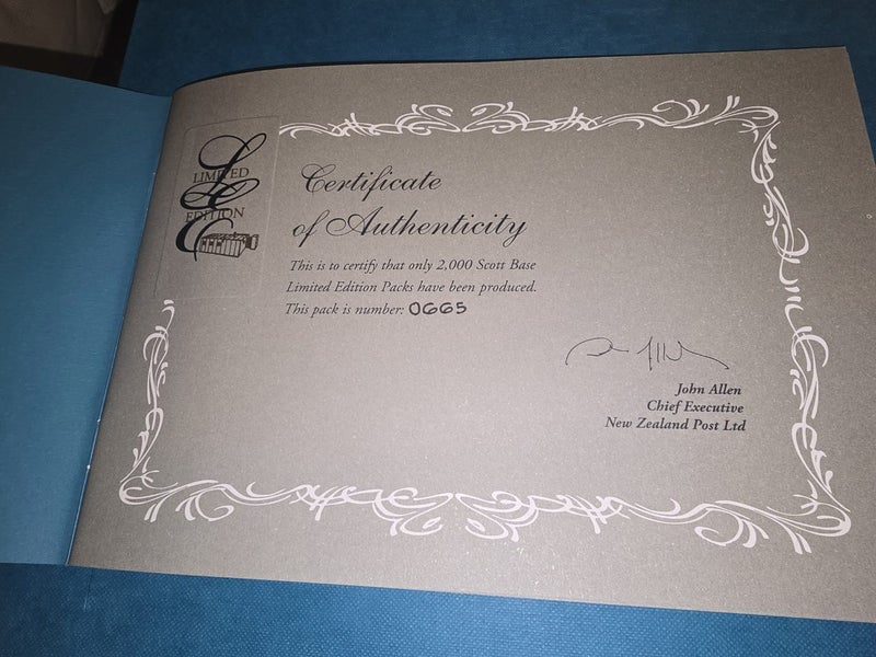 Scott Base Limited Edition and Ross Dependency Collection Stamps63722645161475113