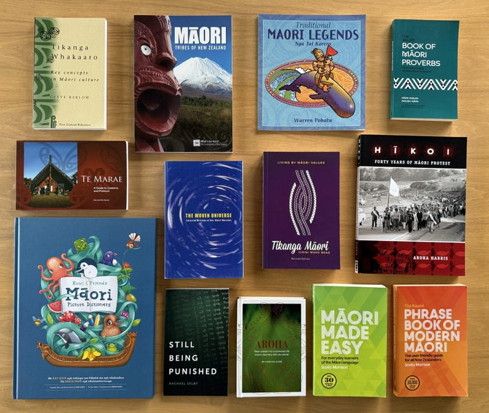 13 x Maori books (works out at less than $12 each) condition almost as new64184709021314110