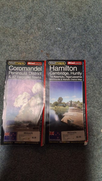 2 KIWI MAPS HAMILTON - COROMANDEL Carousel 1
