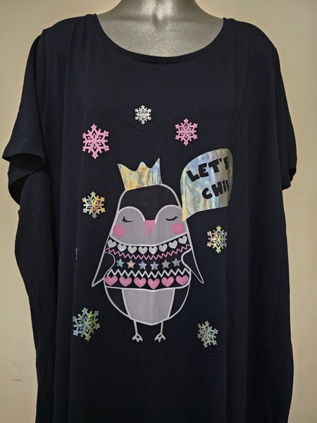 NEW S/S BLUE NIGHTIE size UK30-32 (NZ 26-28) Carousel 2