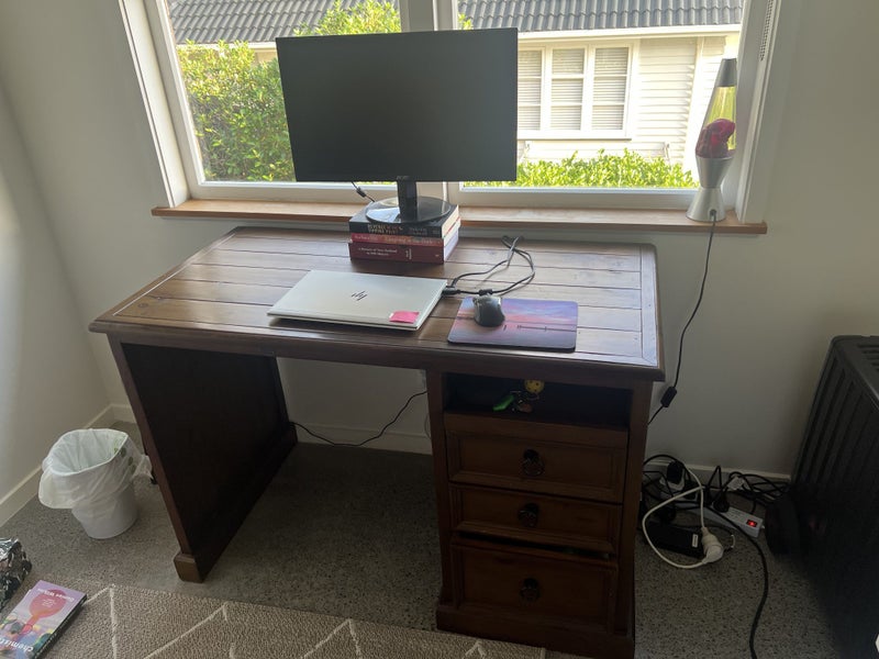 Stained Pine Desk Carousel 1