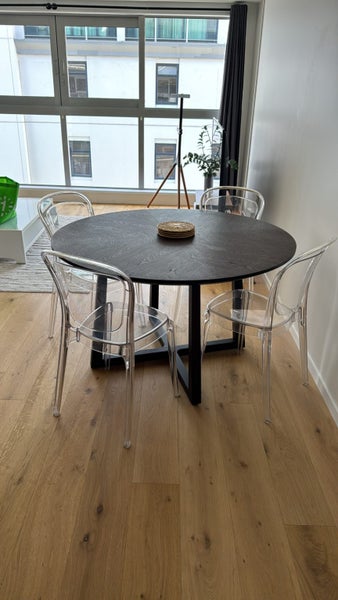 Camerich Vessel Round Dining Table – $2,415 RRP brown walnut63723106345474110