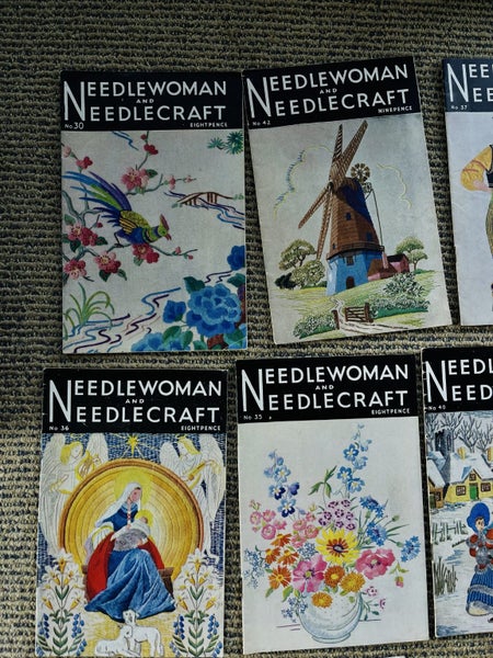 Vintage Needle women and Needle craft magazines Carousel 1