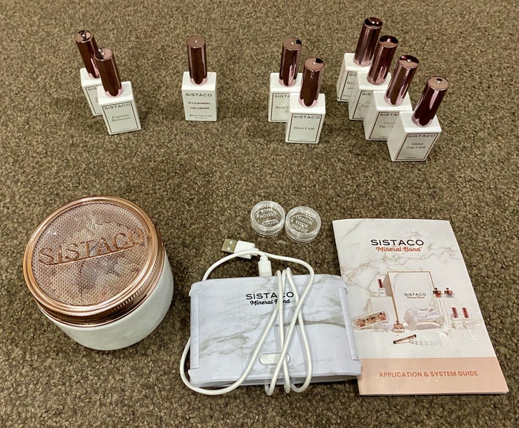 Sistaco starter set with 5 colours of your choice (that I own) and remover Carousel 1